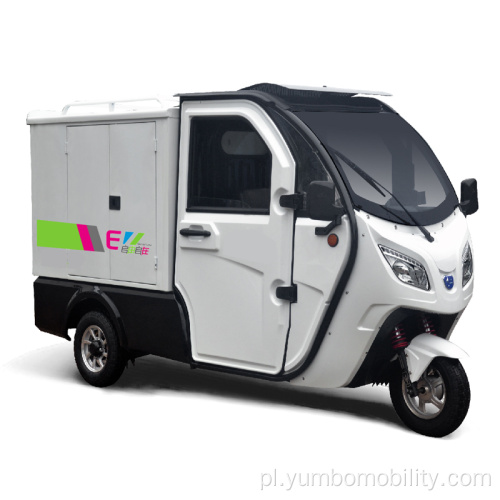 2023 Elektryczny pojazd cargo o białym kolorze